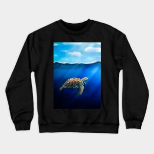 Green Sea Turtle Crewneck Sweatshirt